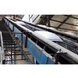 Industrial Bag Handling Conveyor System With Automated Sorting Equipment