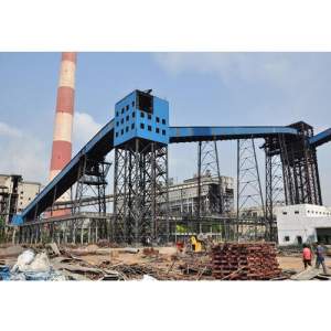 Industrial Coal Handling Plant Conveyor System With Dust Suppression In Operation