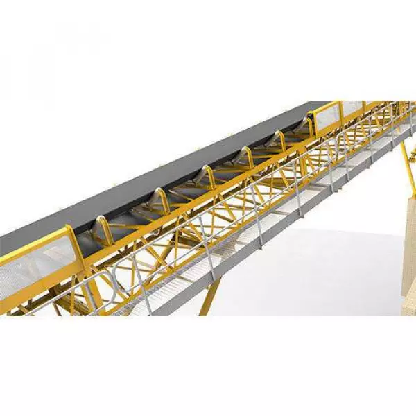 Industrial Material Handling Conveyor System Installed