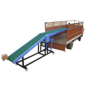 Truck Loading Machine Showing Conveyor Belt And Loading Mechanism