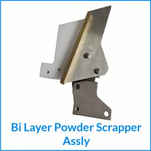 Bi Layer Powder Scrapper Assly