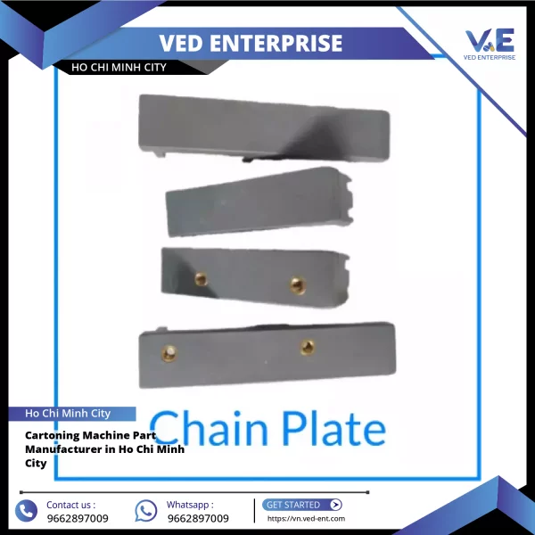 Close-up Of Durable Cartoning Machine Spare Part With Metal Finish
