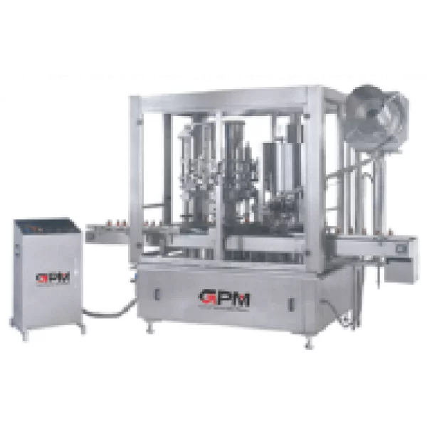 Automatic Rotary Piston Filling Machine With Cap Sealing Unit