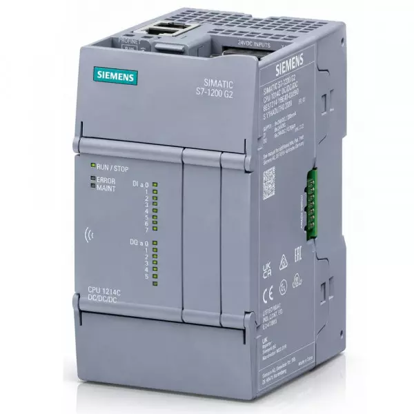 SIMATIC CPU 1214C DC/DC/DC 14DI/10DO 6ES7214-1AH50-0XB0