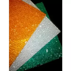 Close-up View Of Textured FRP Diamond Sheet Showing Raised Diamond Patterns Designed For Anti-slip And Durability