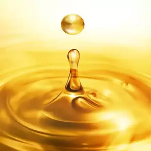 Container Filled With Recycled Lubricating Oil Stored In Industrial Warehouse