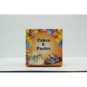 Stack Of Sturdy Cake Boxes With Clear Window Display