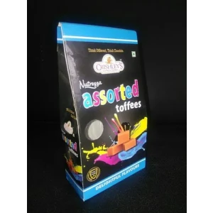 Chocolate Packaging Box Designed With Glossy Finish And Clear Window Showing Assorted Chocolates Inside