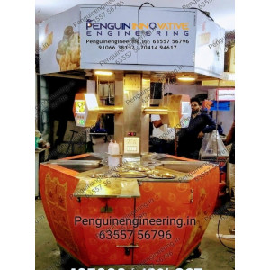 5 Nozzel 3 Flavour Automatic Panipuri Machine