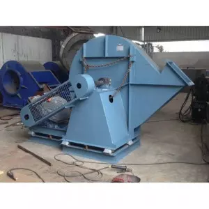 Induced Draft Fan Installed At An Industrial Site
