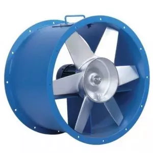 Industrial Exhaust Fan Used In Factory Setting