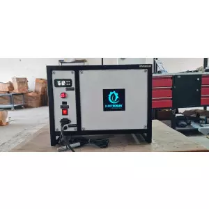 Industrial Humidifier System Installed In A Factory Environment Controlling Humidity Levels