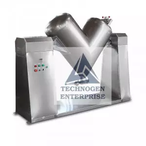 Stainless Steel V Blender For Dry Powder Mixing – Technogen SA