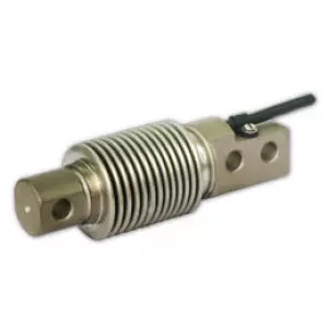 Compression Type Load Cell Showing Metal Body And Strain Gauge Assembly