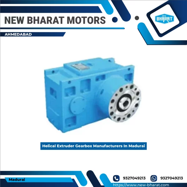 Helical Extruder Gearbox Manufacturers In Madurai