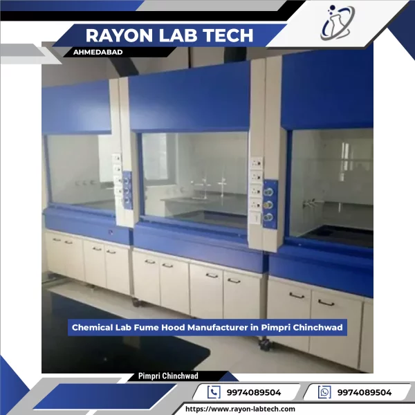 Chemical Lab Fume Hood Showing Sash Window And Ventilation System