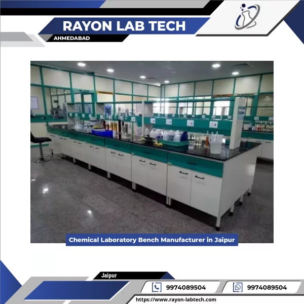 Chemical Laboratory Bench With Powder Coated Finish Suitable For Handling Hazardous Chemicals