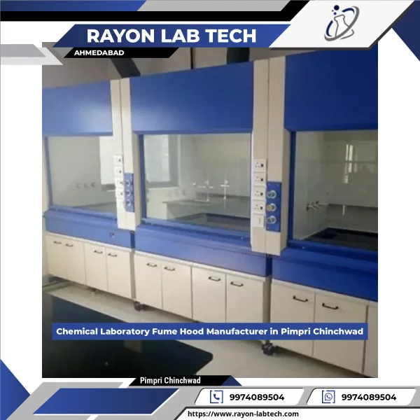 Chemical Laboratory Fume Hood Installed In A Laboratory Setting
