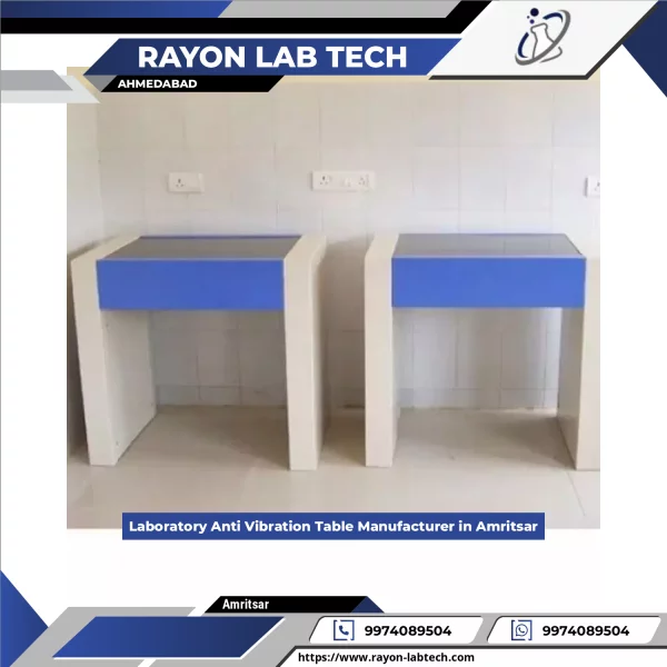 Laboratory Anti Vibration Table Showing Sturdy Frame And Isolated Platform For Equipment Stability