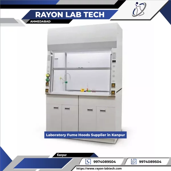 Laboratory Fume Hood Installed Inside A Modern Scientific Laboratory