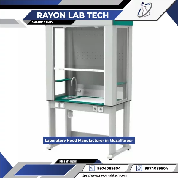 Laboratory Hood With Safety Glass And Airflow System