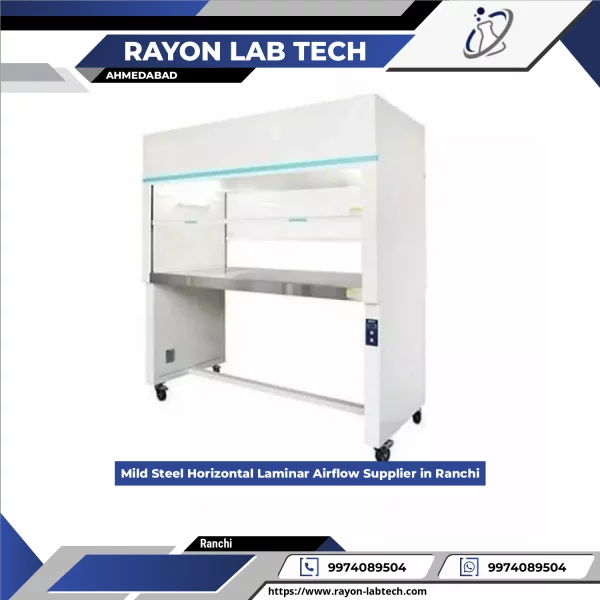 Mild Steel Horizontal Laminar Airflow Unit In Laboratory Setting