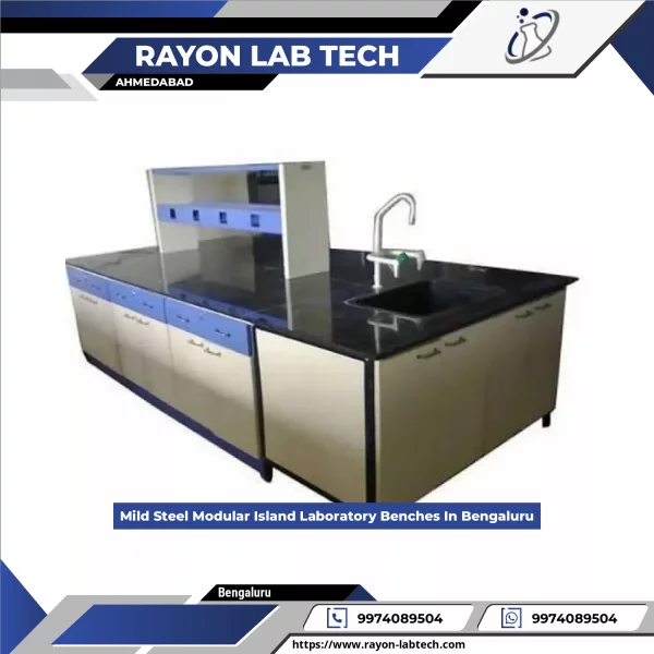 Mild Steel Modular Island Laboratory Benches In Bengaluru