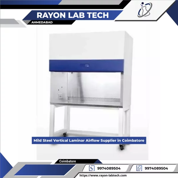 Mild Steel Vertical Laminar Airflow Unit Installed In Laboratory