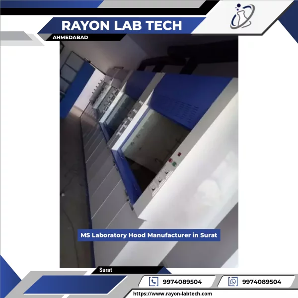 Mild Steel Laboratory Hood With Ventilation System Installed In A Lab