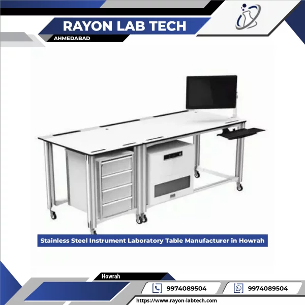 Stainless Steel Instrument Laboratory Table With Modular Features