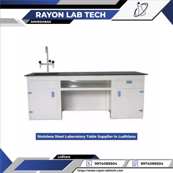 Stainless Steel Laboratory Table With Modular Design And Corrosion-resistant Surface