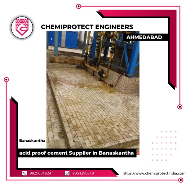 Acid Proof Cement Application In Industrial Setting