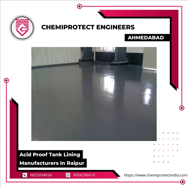 Acid Proof Tank Lining Manufacturers In Raipur
