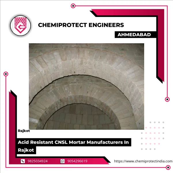 Acid Resistant CNSL Mortar Manufacturers In Rajkot