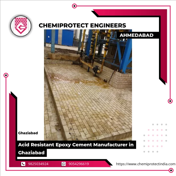 Close-up Of Acid Resistant Epoxy Cement Being Applied On Industrial Steel Surface