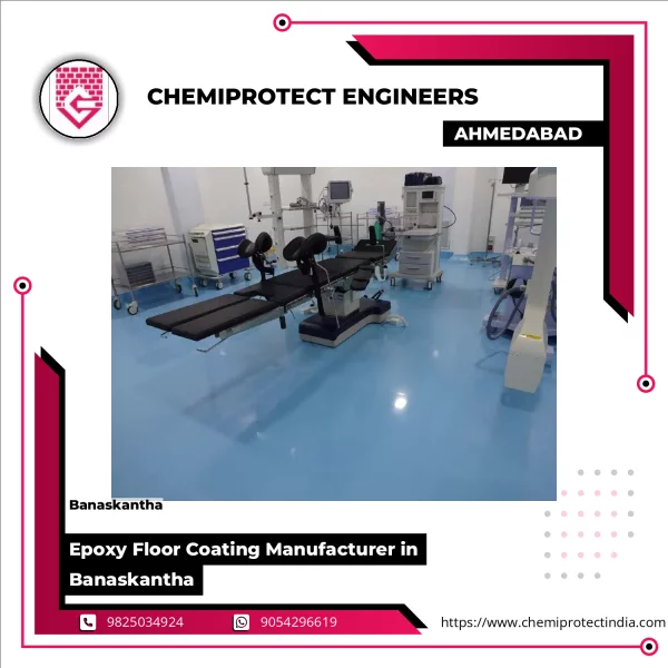 Epoxy Floor Coating Application On Industrial Concrete Surface