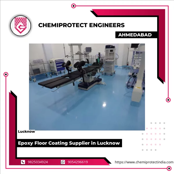 Epoxy Floor Coating Application On Industrial Concrete Surface