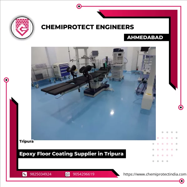 Epoxy Floor Coating Application In An Industrial Facility
