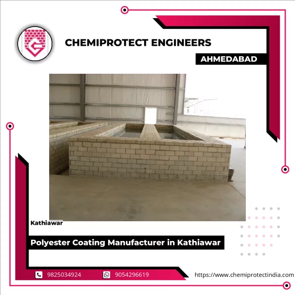 Polyester Coating Applied On Industrial Steel Surface