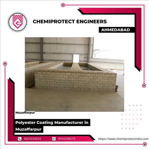 Polyester Coating Applied On Industrial Steel Surface