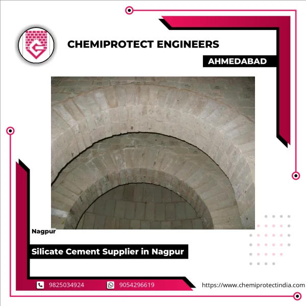 Silicate Cement Bags Stacked At An Industrial Warehouse