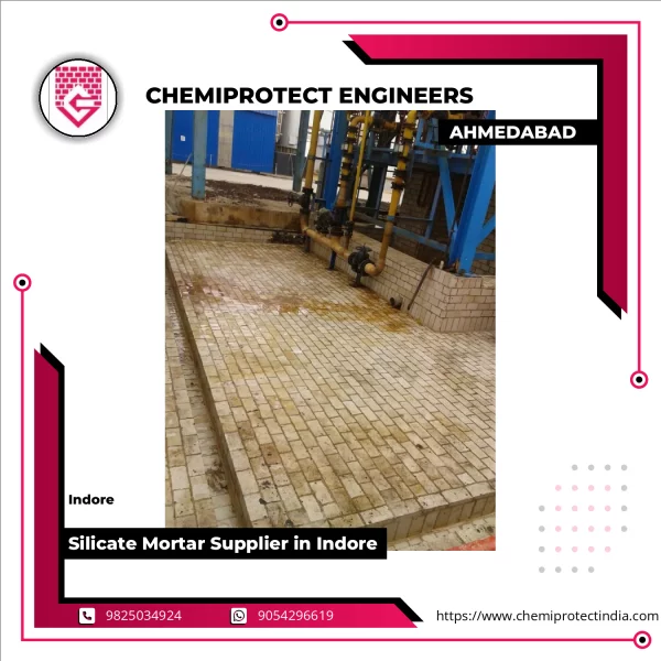 Silicate Mortar Application On Industrial Concrete Surface