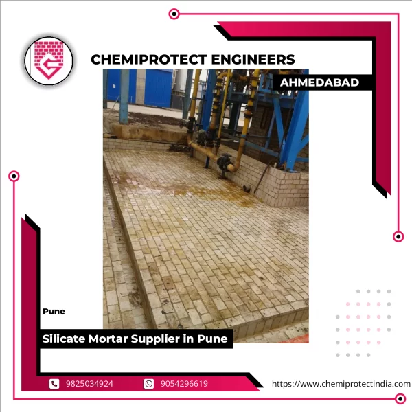 Silicate Mortar Application On Industrial Concrete Surface