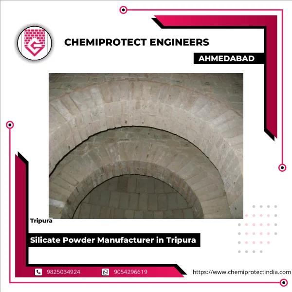 Silicate Powder Granules Spread On Industrial Surface Showing Protective Coating Application