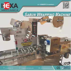 Hexa Meccanica Is Manufacturer Of Sabun Wrapping Machine Near Liwa Oasis In Dubai UAE.