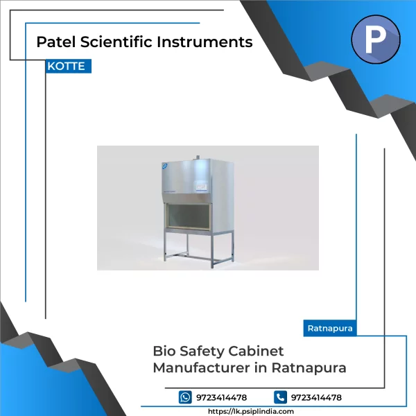 Bio Safety Cabinet With Controlled External Surface Temperature Installed In Laboratory