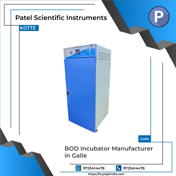 BOD Incubator Laboratory Equipment Showing Control Panel And Chamber