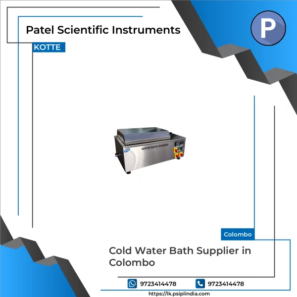Cold Water Bath Unit Showing Temperature Control Panel And Water Chamber