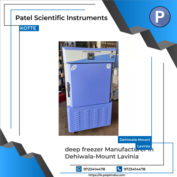 Laboratory Deep Freezer With Digital Display And Insulated Door