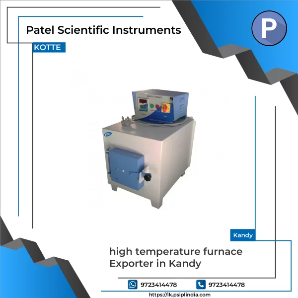 High Temperature Furnace With Control Panel Installed In Industrial Setting